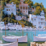 26" Coastal Inspired European Cove Gallery Wrap Canvas Wall Art