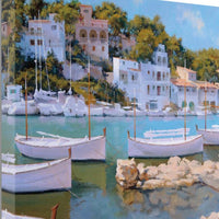 26" Coastal Inspired European Cove Gallery Wrap Canvas Wall Art