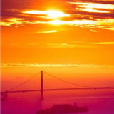 32" Gorgeous Sunset View Giclee Canvas Wall Art