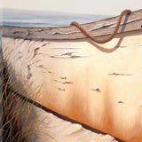 23" Old Fishing Boat On White Sands Giclee Wrap Canvas Wall Art