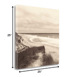 25" Retro Vintage Sand Dunes Giclee Wrap Canvas Wall Art