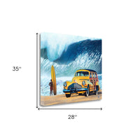 26" Bright and Colorful Surfer Boy Gallery Wrap Canvas Wall Art