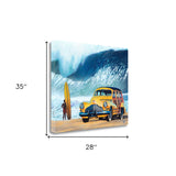 26" Bright and Colorful Surfer Boy Gallery Wrap Canvas Wall Art