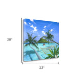 Tropical Paradise 2 Giclee Wrap Canvas Wall Art