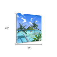 Tropical Paradise 2 Giclee Wrap Canvas Wall Art