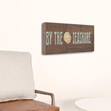 29" By the Sea Shore Beach Signage Gallery Wrap Canvas Wall Art