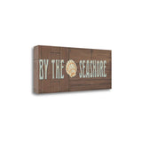 34" By the Sea Shore Beach Signage Gallery Wrap Canvas Wall Art