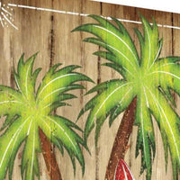 17" Faux Wooden Beach Signboard Giclee Wrap Canvas Wall Art