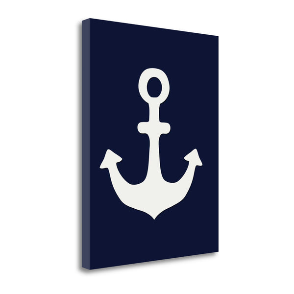 22" Anchor's Down Giclee Wrap Canvas Wall Art