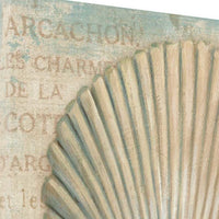 Rustic French Seashell 4 Giclee Wrap Canvas Wall Art