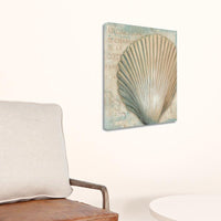 Rustic French Seashell 4 Giclee Wrap Canvas Wall Art