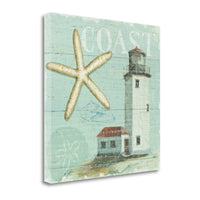 20" Sandy Coast Lighthouse Giclee Print on Gallery Wrap Canvas Wall Art