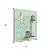 20" Sandy Coast Lighthouse Giclee Print on Gallery Wrap Canvas Wall Art