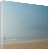 24" Calming Beach Stroll Giclee Print on Gallery Wrap Canvas Wall Art