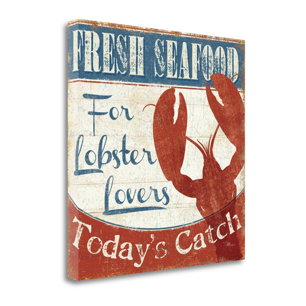 20" Lobster Lovers Giclee Wrap Canvas Wall Art