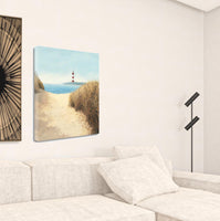 35" Sweet Beach Pathway Giclee Print on Gallery Wrap Canvas Wall Art