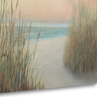 34" Natural Coastal Beach Trail Giclee Print on Gallery Wrap Canvas Wall Art