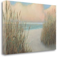 39" Natural Coastal Beach Trail Giclee Print on Gallery Wrap Canvas Wall Art