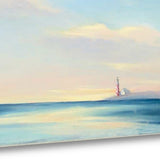 29" Peaceful Ocean Sunset View 1 Giclee Wrap Canvas Wall
