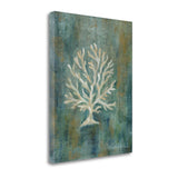 28" Blue Sea Coral Giclee Wrap Canvas Wall Art