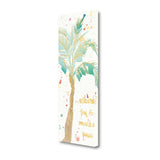 Paradise Palmtree Watercolor 1 Giclee Wrap Canvas Wall Art