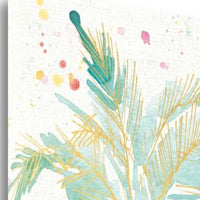 Paradise Palmtree Watercolor 1 Giclee Wrap Canvas Wall Art