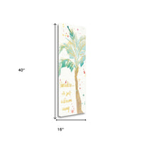 Paradise Palmtree Watercolor 2 Giclee Wrap Canvas Wall Art