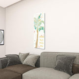 Paradise Palmtree Watercolor 2 Giclee Wrap Canvas Wall Art