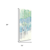 Watercolor Abstract Forest 2 Giclee Wrap Canvas Wall Art
