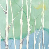 Watercolor Abstract Forest 2 Giclee Wrap Canvas Wall Art
