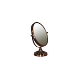 Vintage Style Copper 3X  Magnification Vanity Mirror