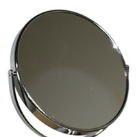 Vintage Pedestal Chrome 3X Magnification Vanity Mirror