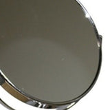 Vintage Pedestal Chrome 7X Magnification Vanity Mirror