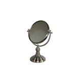 Vintage Rotating Chrome 7X Magnification Vanity Mirror