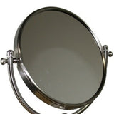 Vintage Rotating Chrome 7X Magnification Vanity Mirror