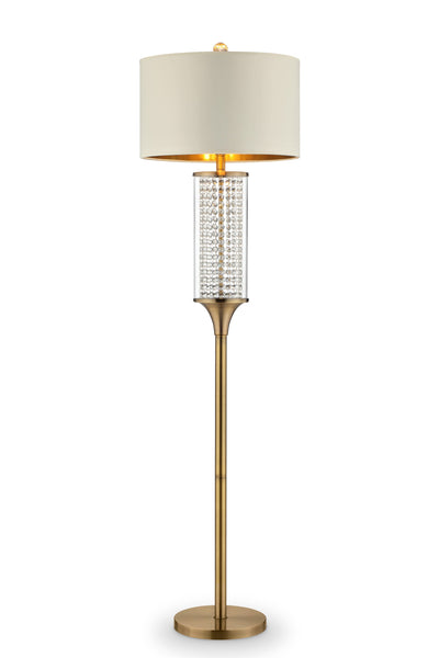 Gold Crystal Floor Lamp