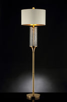 Gold Crystal Floor Lamp
