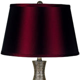 Contemporary Maroon Table Lamp