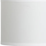 19? Contemporary Silver Metal Table Lamp