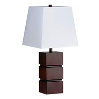 Modern Wooden Stack Table Lamp