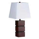 Modern Wooden Stack Table Lamp