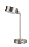 Silver Metal LED Table Lamp