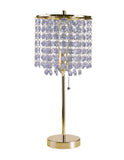 20? Modern Tall Gold Crystal Chandelier Lamp
