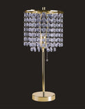 20? Modern Tall Gold Crystal Chandelier Lamp