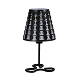 16? Modern Black And White Metal Table Lamp
