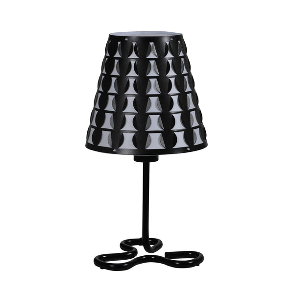 16? Modern Black And White Metal Table Lamp