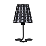 16? Modern Black And White Metal Table Lamp
