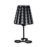 16? Modern Black And White Metal Table Lamp