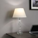 22? White Stylish Crystal Table Lamp
