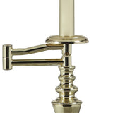 23? Transitional Gold Arm Metal Table Lamp